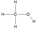 methanol-displayed-formula