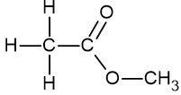 methyl-ethanoate-structural-formula