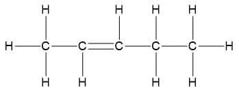 pent-2-ene-displayed